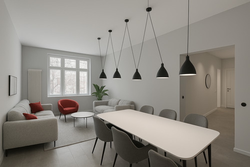 unverbindl. Visualisierung - Repräsentative Wohnung mit historischem Charme