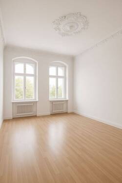 Wohnzimmer - 3 Zimmer Etagenwohnung zum Kaufen in Berlin