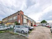 Blick auf Halle 1 - 