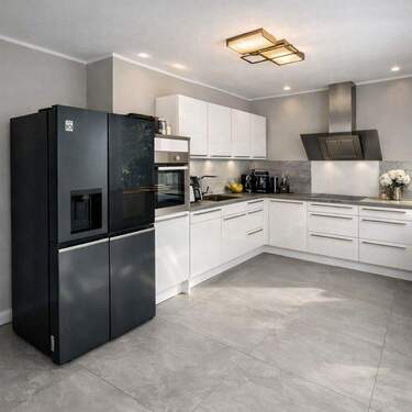 Küche virtuell möbliert - 