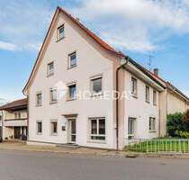 Solides Zweifamilienhaus mit Garten, Dachterrasse und durchdachter Raumaufteilung - Ostrach OT Burgweiler