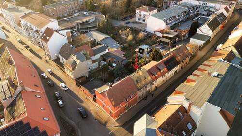 Luftbild - 5 Zimmer Reihenmittelhaus zum Kaufen in Markranstädt