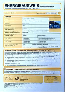 Energieausweis Seite 1 - 
