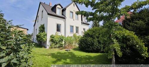 Objekt (1) - Ruhiges und teilsaniertes Ein-Zweifamilienhaus (ggf. mit Einliegerwohnung) mit 1.070 m² Grundstück, Nebengebäude und Garage in 01109 Dresden