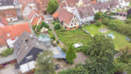 Drohnenaufnahme - ++ Grundstück mit genehmigter Bauvoranfrage - sofort verfügbar ++