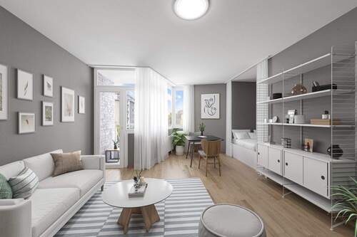 Potenzial entfaltet: Modernes Wohnkonzept auf den Punkt gebracht. (Einrichtungsbeispiel) - 