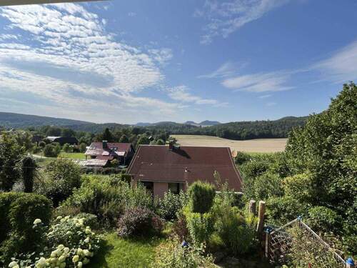 Der Fernblick - Sächsische Schweiz: EFH mit Blick in Kleingießhübel