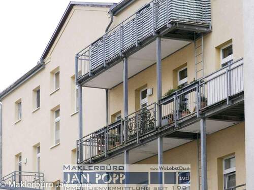 Balkonanlage - Etagenwohnung mit 36,90 m&sup2; in Greiz zum Kaufen