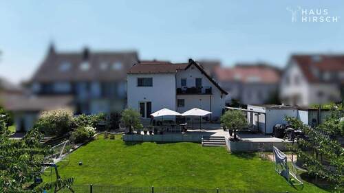 Ansicht Gartenseite - Freistehendes Haus mit Pool & großem Grundstück mit Potential für eine weitere Bebauung