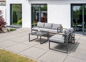 Terrasse mit maßgefertiger Markise - 3 Zimmer Einfamilienhaus in Augsburg / Hammerschmiede