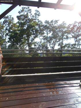 Balkon, uneinsehbar - 