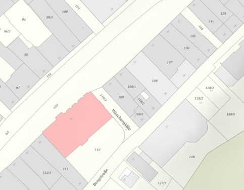 Lageplan Flurstück 108 - 