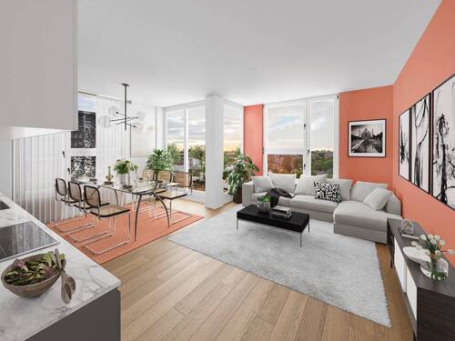 unverbindliche Visualisierung - Terrassenwohnung mit 79,50 m² in Falkensee zum Kaufen