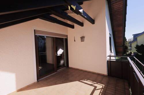 ...auf dem geschützten Südbalkon - 