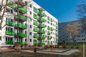 Küche und Wohnbereich - 3 Zimmer Etagenwohnung zur Miete in Chemnitz