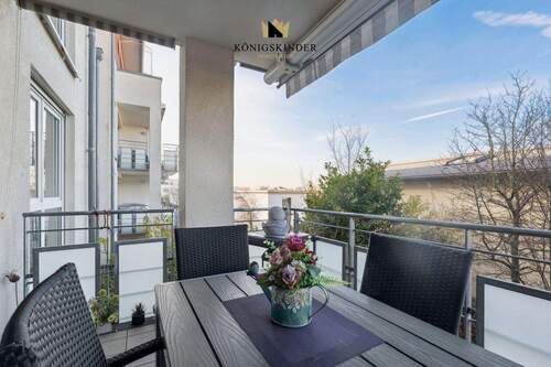 Balkon mit Nachmittagssonne (Süd-West-Ausrichtung) - 