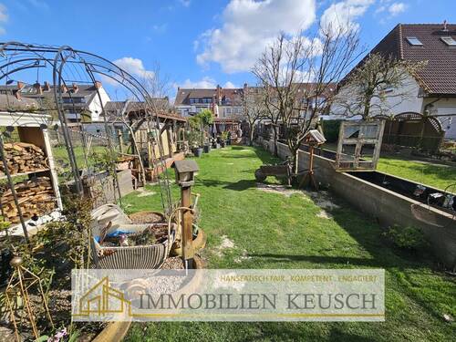 Gartenansicht von hinten - 