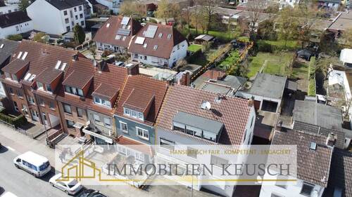 Drohne - 1 Zimmer Reihenmittelhaus in Bremen / Gröpelingen
