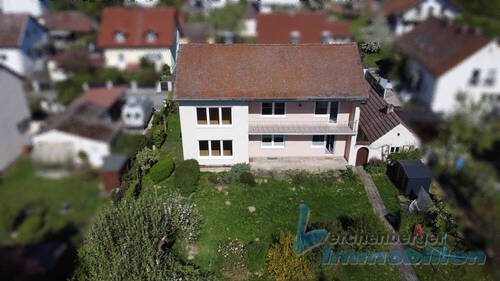 Rückansicht mit Garten - 8 Zimmer Einfamilienhaus zum Kaufen in Plattling