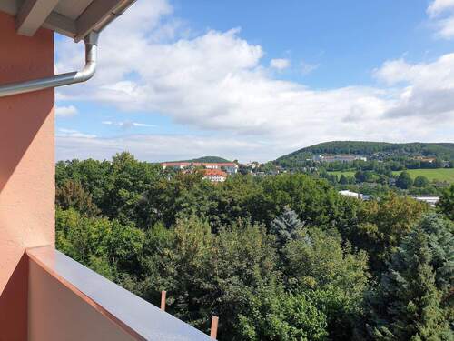 Balkonaussicht - Helle 3-Raum Wohnung mit Balkon und Blick ins Grüne!