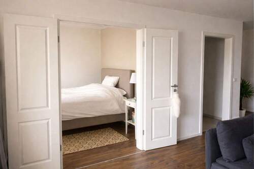 Blick aufs Schlafzimmer/Küche - 