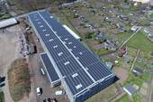 Luftbild PALLA mit Solaranlage - 