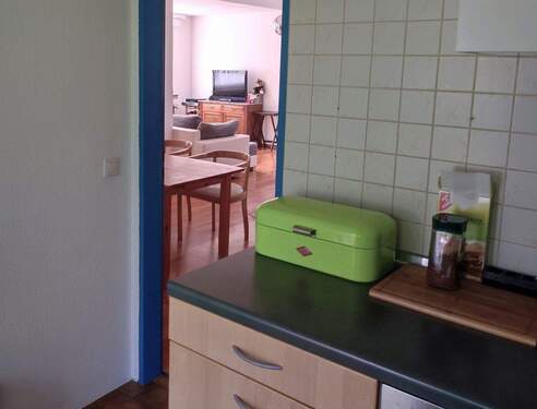 Blick Küche - Ess+Wohnbereich - 