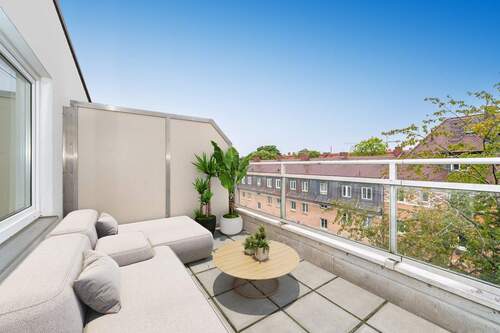 Dachterrasse - virtuelle Renovierung - 