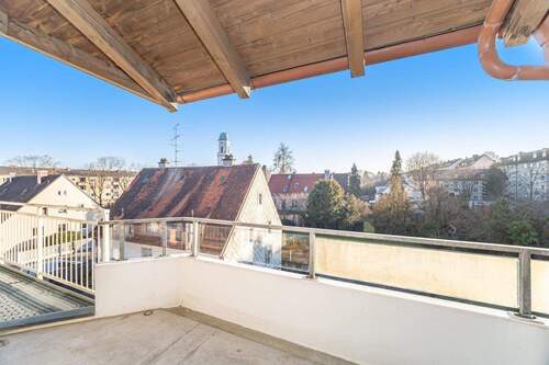Balkon mit schönem Weitblick - 
