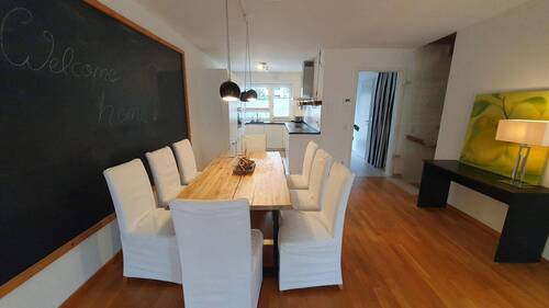 Essbereich mit Entree - Reihenmittelhaus mit 151,00 m² in Penzberg zur Miete