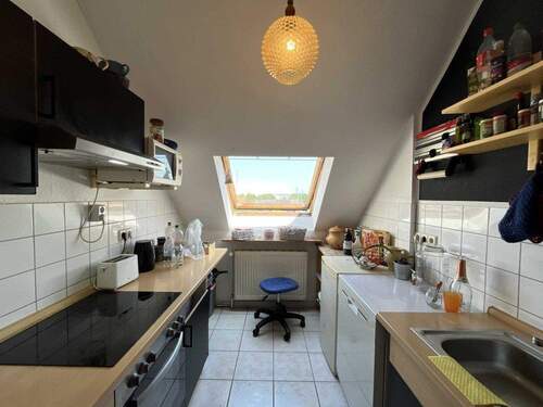 Blick in die Küche - 