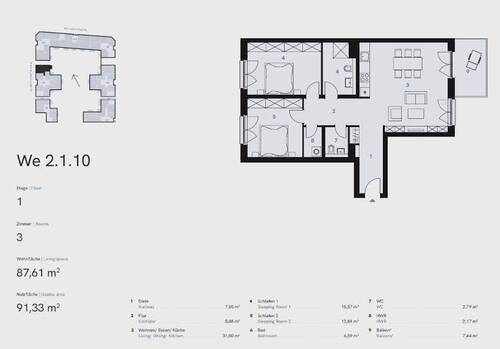 Grundriss 