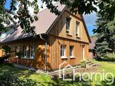 Hausansicht - Traumhaus in Spreewaldidylle + 3,8 ha Wiese und Wald + Einliegerwohnung