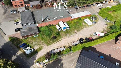 Drohnenansicht - Grundstück in Neu Wulmstorf