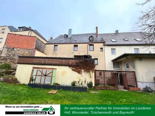 Garten - 6 Zimmer Doppelhaushälfte in Thiersheim