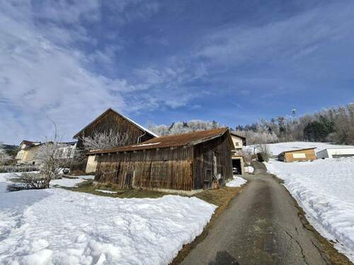 Buldpggarage mit Holzlege - 