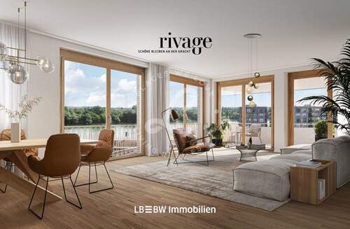 Wohnbereich - Etagenwohnung mit 109,10 m&sup2; in Mainz zum Kaufen