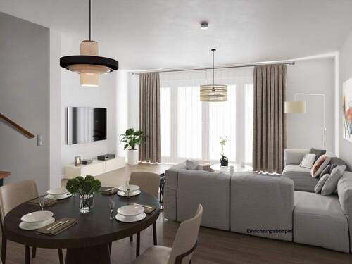 Wohnzimmer - 6 Zimmer Reihenendhaus in Weilerswist