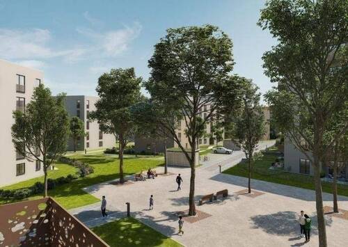 Quartiersplatz-Visualisierung - 