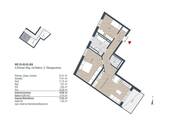 Grundriss - 3 Zimmer Etagenwohnung zur Miete in Stein