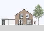 Ansicht Nord EFH - Neubauprojekt 'Roßmühle' - Einfamilienhäuser in Hamminkeln