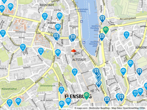 Objektlage - 3 Zimmer Etagenwohnung in Flensburg