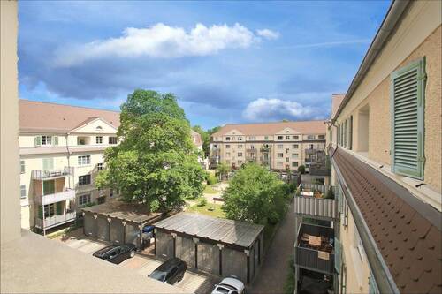Ausblick in den Innenhof - 