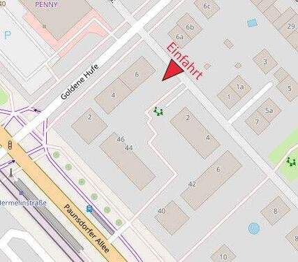 Lageplan Einfahrt TG - 