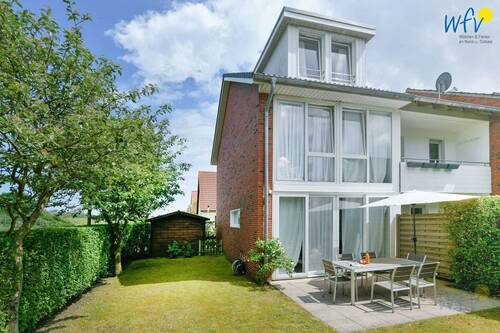Sicht Garten - 5 Zimmer Reihenendhaus zum Kaufen in Wangerooge