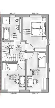 Reihenendhaus OG (Nr. 6) - Reihenendhaus mit 127,00 m² in Siefersheim zum Kaufen