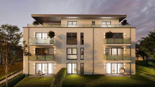 Eigentumswohnungen Ansicht 3 - Traumhaft & Sonnig: Optimale geschnittene 3-Zi-Wohnung mit Balkon