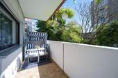 Balkon mit Strandkorb - 