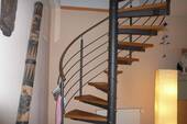 offene Treppe ins Studio - 