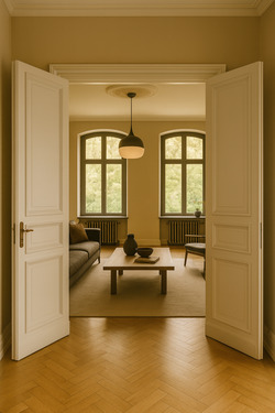 Flügeltüren - 4 Zimmer Etagenwohnung zum Kaufen in Berlin